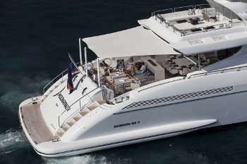 2014 164' Moonraker yacht aft deck